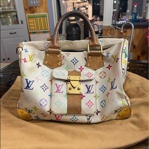White Louis Vuitton Handbag Purse